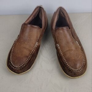 Men's Brown Leather Loafers